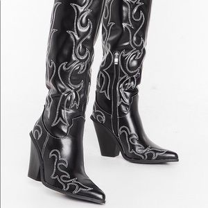 Nasty gal cowboy boots